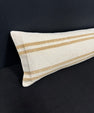 Turkish Hemp Pillow Cushion Natural Beige Brown Cushion Cover 12x46 #30312