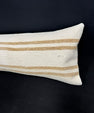 Turkish Hemp Pillow Cushion Natural Beige Brown Cushion Cover 12x46 #30312