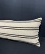 Turkish Hemp Pillow Cushion Natural Beige Brown Cushion Cover 12x46 #30286