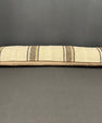 Turkish Hemp Pillow Cushion Natural Beige Brown Cushion Cover 12x46 #30316