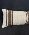 Turkish Hemp Pillow Cushion Natural Beige Brown Cushion Cover 12x46 #30316