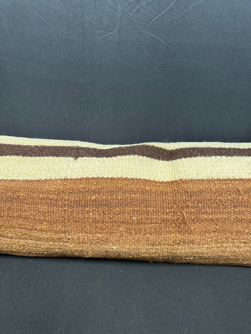 Turkish Hemp Pillow Cushion Natural Beige Brown Cushion Cover 12x46 #30332
