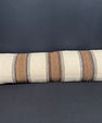 Turkish Hemp Pillow Cushion Natural Beige Brown Cushion Cover 12x46 #30325