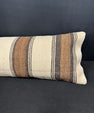 Turkish Hemp Pillow Cushion Natural Beige Brown Cushion Cover 12x46 #30325