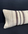 Turkish Hemp Pillow Cushion Natural Beige Brown Cushion Cover 12x46 #30314