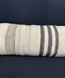 Turkish Hemp Pillow Cushion Natural Beige Brown Cushion Cover 12x46 #30314