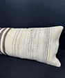 Turkish Hemp Pillow Cushion Natural Beige Brown Cushion Cover 12x46 #30314