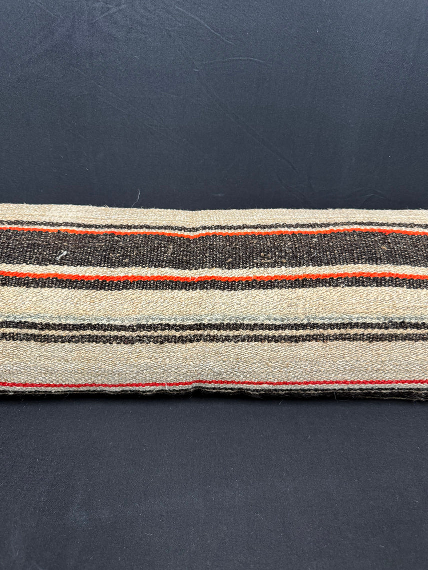 Turkish Hemp Pillow Cushion Natural Beige Brown Cushion Cover 12x46 #30317