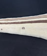 Turkish Hemp Pillow Cushion Natural Beige Brown Cushion Cover 12x46 #30324