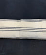 Turkish Hemp Pillow Cushion Natural Beige Gray Cushion Cover 12x46 #30323