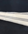 Turkish Hemp Pillow Cushion Natural Beige Gray Cushion Cover 12x46 #30323