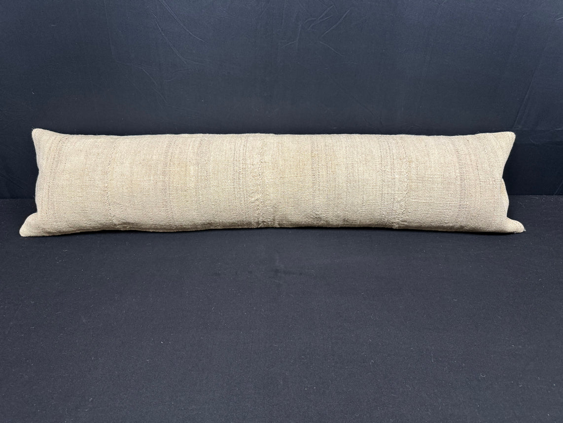 Turkish Hemp Pillow Cushion Natural Beige  Cushion Cover 12x46 #30321