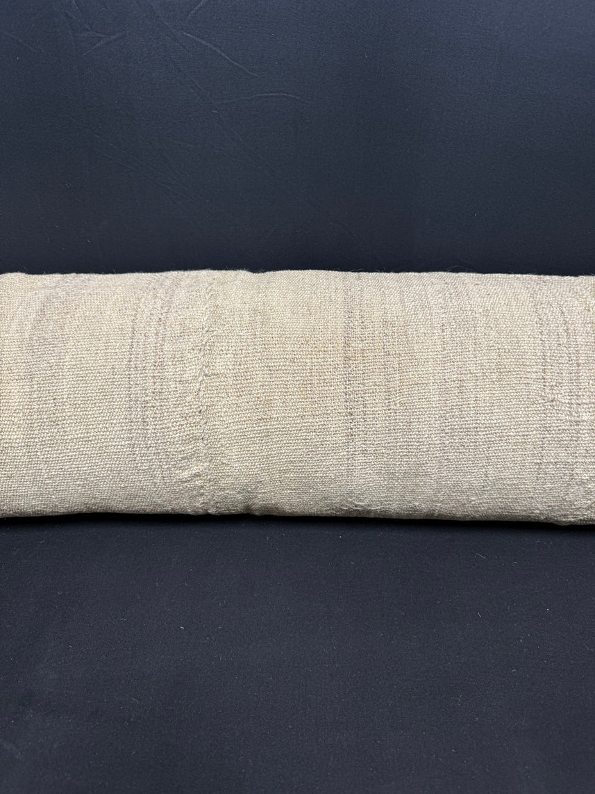 Turkish Hemp Pillow Cushion Natural Beige  Cushion Cover 12x46 #30321