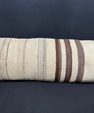 Turkish Hemp Pillow Cushion Natural Beige Brown Cushion Cover 12x46 #30285