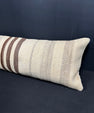 Turkish Hemp Pillow Cushion Natural Beige Brown Cushion Cover 12x46 #30285