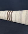 Turkish Hemp Pillow Cushion Natural Beige Brown Cushion Cover 12x46 #30285
