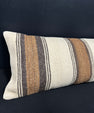 Turkish Hemp Pillow Cushion Natural Beige Brown Cushion Cover 12x46 #30329