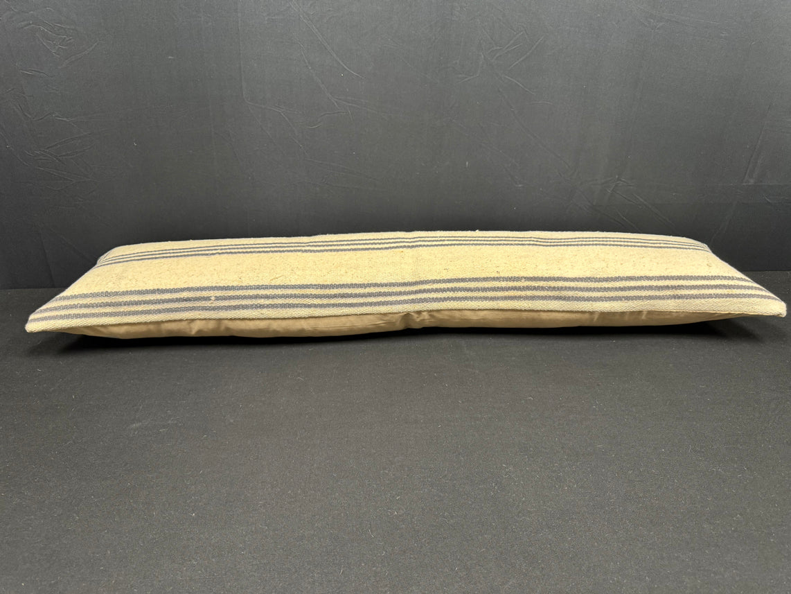 Turkish Hemp Pillow Cushion Natural Beige Gray Cushion Cover 12x46 #30338