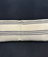 Turkish Hemp Pillow Cushion Natural Beige Gray Cushion Cover 12x46 #30338