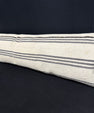 Turkish Hemp Pillow Cushion Natural Beige Gray Cushion Cover 12x46 #30338