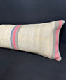 Turkish Hemp Pillow Cushion Natural Beige Brown Cushion Cover 12x46 #30337