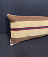 Turkish Hemp Pillow Cushion Natural Beige Brown Cushion Cover 12x46 #30336