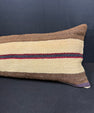 Turkish Hemp Pillow Cushion Natural Beige Brown Cushion Cover 12x46 #30336