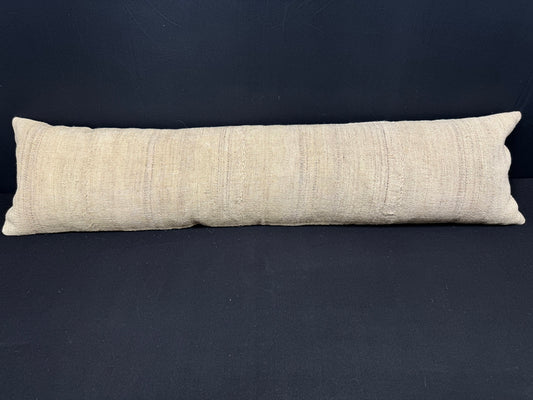 Turkish Hemp Pillow Cushion Natural Beige  Cushion Cover 12x46 #30315