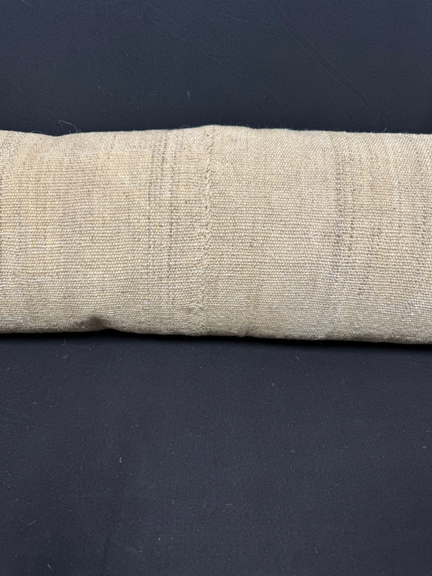 Turkish Hemp Pillow Cushion Natural Beige  Cushion Cover 12x46 #30315