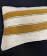 Turkish Hemp Pillow Cushion Natural Beige Brown Cushion Cover 14x45 #18023