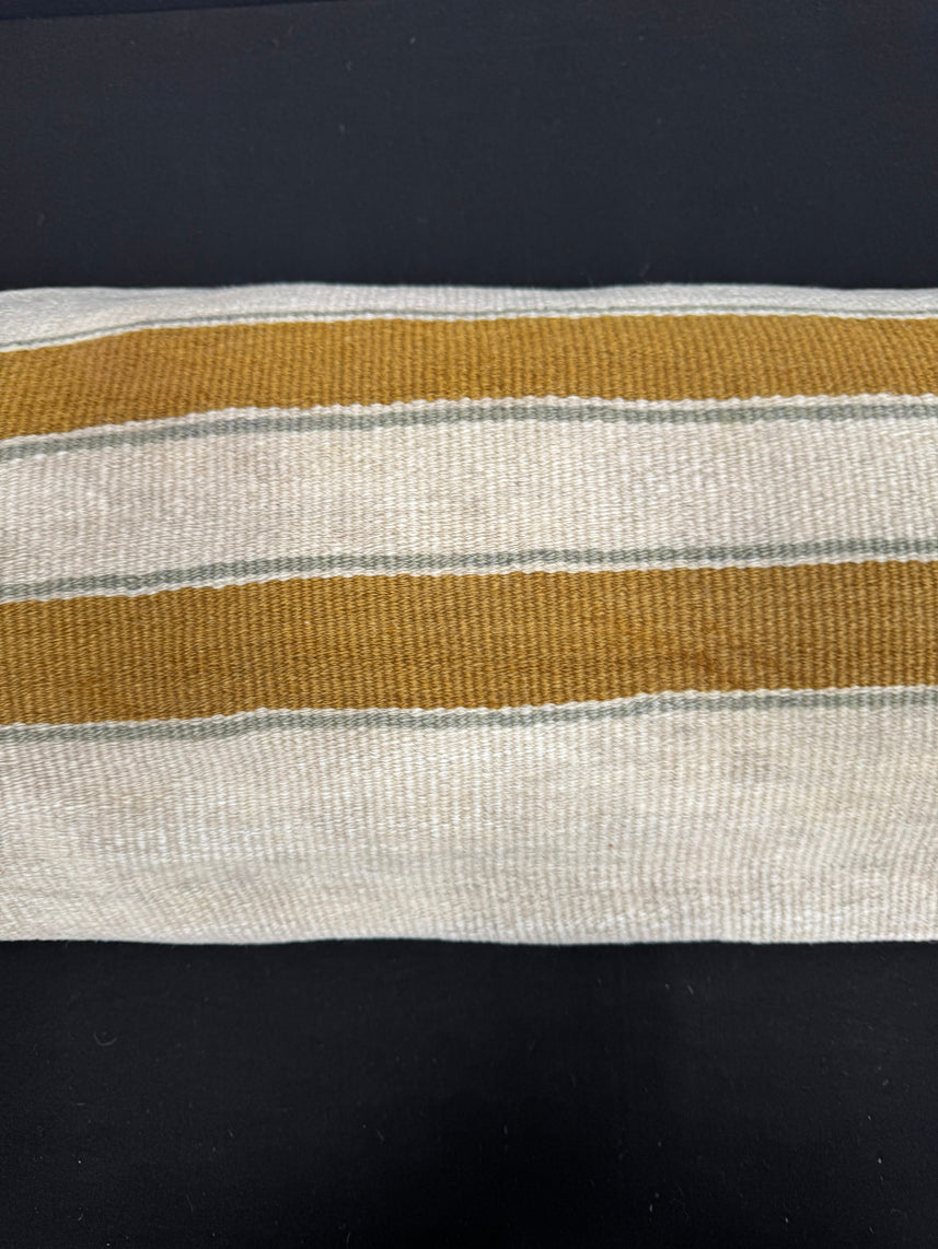 Turkish Hemp Pillow Cushion Natural Beige Brown Cushion Cover 14x45 #18023