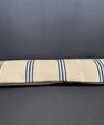 Turkish Hemp Pillow Cushion Natural Beige Blue Cushion Cover 14x45 #18051