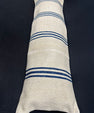 Turkish Hemp Pillow Cushion Natural Beige Blue Cushion Cover 14x45 #18051