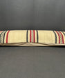 Turkish Hemp Pillow Cushion Natural Beige Black Cushion Cover 14x45 #18066