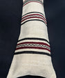 Turkish Hemp Pillow Cushion Natural Beige Black Cushion Cover 14x45 #18066