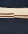 Turkish Hemp Pillow Cushion Natural Beige Brown Cushion Cover 14x45 #18053