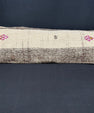 Turkish Hemp Pillow Cushion Natural Beige Gray Cushion Cover 14x45 #18019