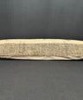 Turkish Hemp Pillow Cushion Natural Beige Gray Cushion Cover 14x45 #18019
