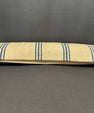 Turkish Hemp Pillow Cushion Natural Beige Blue Cushion Cover 14x45 #18008
