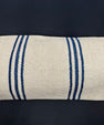 Turkish Hemp Pillow Cushion Natural Beige Blue Cushion Cover 14x45 #18008