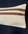 Turkish Hemp Pillow Cushion Natural Beige Brown Cushion Cover 14x45 #18029