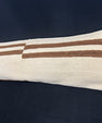 Turkish Hemp Pillow Cushion Natural Beige Brown Cushion Cover 14x45 #18029