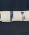 Turkish Hemp Pillow Cushion Natural Beige Blue Cushion Cover 14x45 #18012
