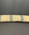 Turkish Hemp Pillow Cushion Natural Beige Blue Cushion Cover 14x45 #18012