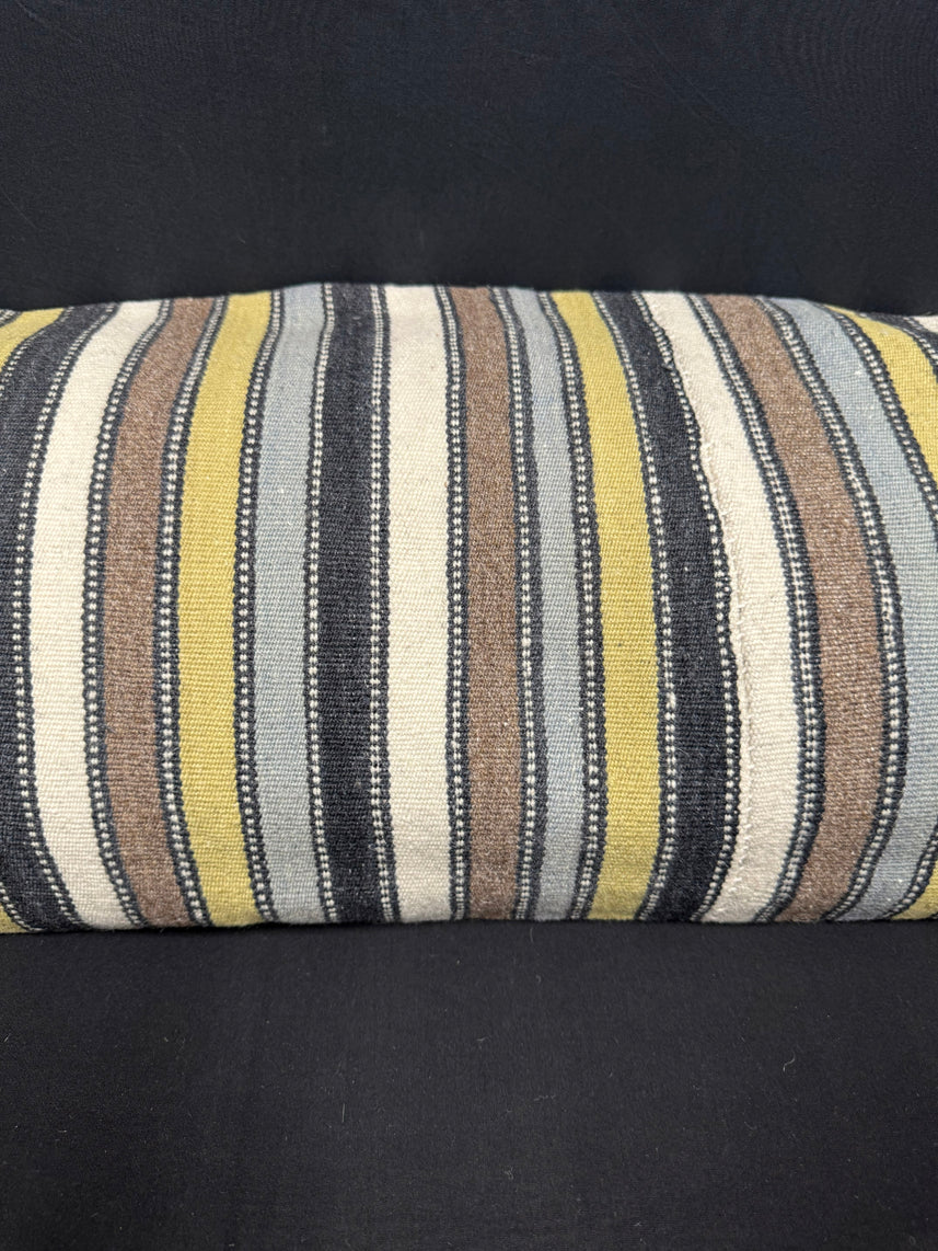 Turkish Hemp Pillow Cushion Natural Beige Brown Cushion Cover 14x45 #18032