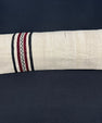 Turkish Hemp Pillow Cushion Natural Beige Black Cushion Cover 14x45 #18014