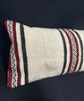 Turkish Hemp Pillow Cushion Natural Beige Black Cushion Cover 14x45 #18014