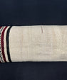 Turkish Hemp Pillow Cushion Natural Beige Black Cushion Cover 14x45 #18014
