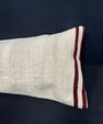 Turkish Hemp Pillow Cushion Natural Beige Black Cushion Cover 14x45 #18014