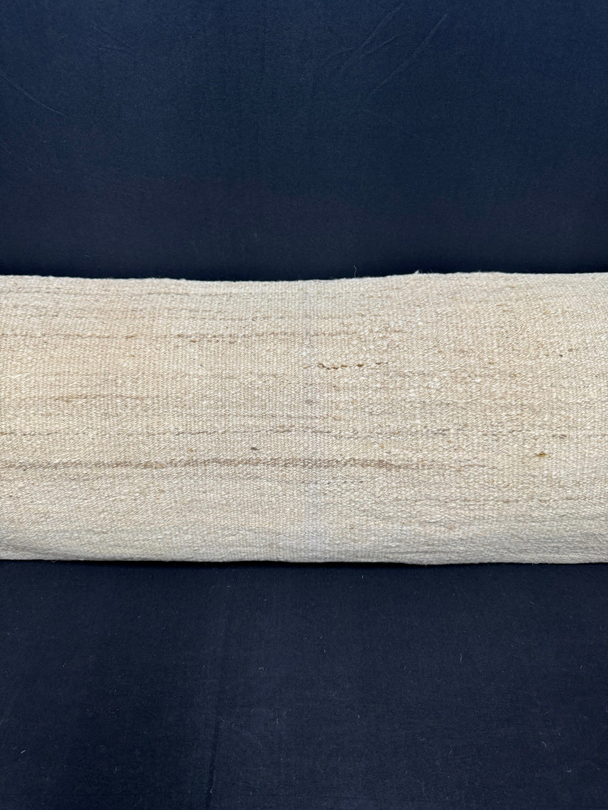 Turkish Hemp Pillow Cushion Natural Beige Cushion Cover 14x45 #18035